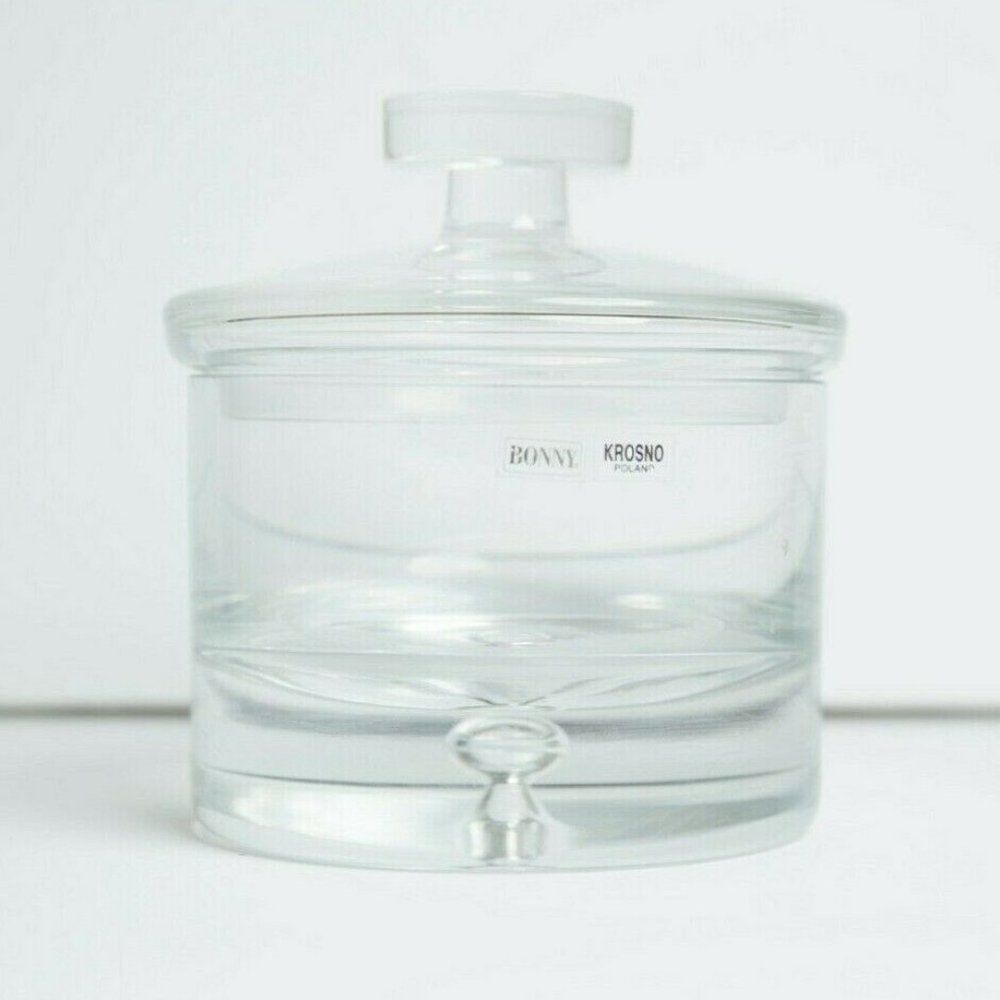 Vintage Krosno Poland Crystal Glass Bubble